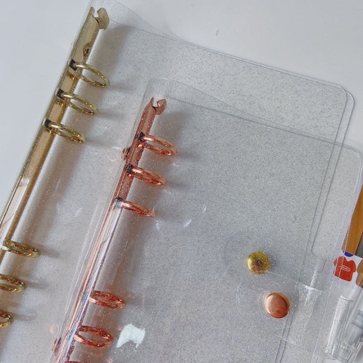 A6/A5%20GlitterRose%20Golden%20Glittery%20Bling%20Binder%20Notebook%20Cover%20Diary%20Agenda%20Planner%20Paper%20Cover%20School%20Stationery%20-%20Image%203