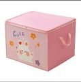 Foldable Storage Box for Clothes, Quilts & Toys | Cartoon Animal Design Kids Organizer | Dustproof Travel Bag. 