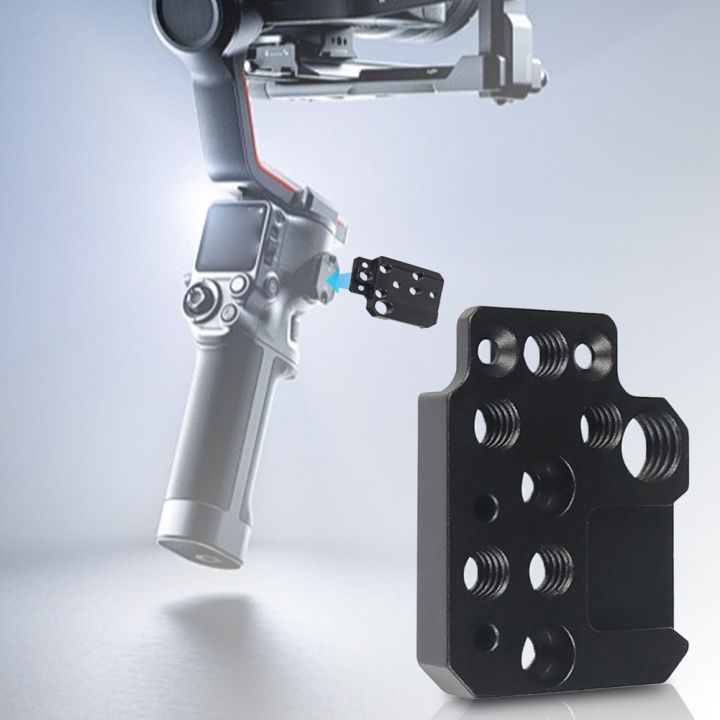 Cold%20Shoe%20Stabilizer%20Extension%20Plate%20Adapter%20Board%201/4%203/8%20Inch%20Hole%20Gimbal%20Mount%20Plate%20for%20Camera%20Stabilization%20-%20Image%203
