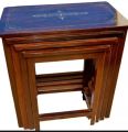 Nesting table set of 4pieces. 