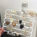 5 Layers Hair Claw Storage Rack Organizer Large Capacity Thickened Headband Holder Wall Hanging Hairpin Hanger Space For Women.