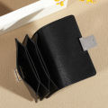 PU Leather Wallets for Women Short Purses Female Plaid Purses Card Holder Wallet Fashion Woman Metal Buckle Wallet Clutch Bag.