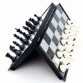 International Chess Folding Magnetic Plastic Chessboard Board Game Portable Kid Toy Portable Set 20cm.