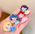 5 pcs/ set Random Disney princess hair pins Cute acrylic clip Hair accessories girls. 