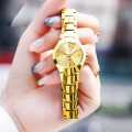 Luxurious Ladies Golden Fashion Watch 100% Imported Quality Classical Collection Fashion Watch for Girl's. 