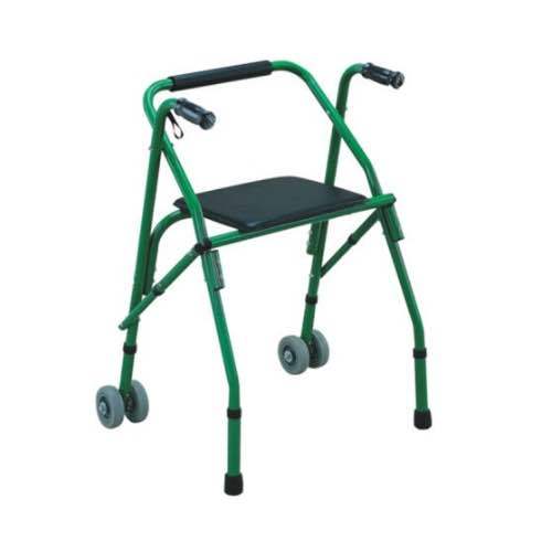 Moving Walker with Seat and Wheels