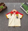 0-6 years old kids summer cute polo shirt baby kids clothes and Girls Fashion cartoon Korean suit. 