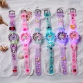 Kawaii Sanrio 3D Pattern Watch Kuromi Luminous Watch Cinnamoroll Melody Children's Wrist Watch Hello Kitty Boy Girls Watch Gifts. 
