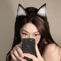 1PC Halloween Cat Ear Cosplay Headband for Women - 2026 New Style, Cute Hairband for Face Washing, Photo-Ready Headpiece. 