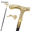 Golden Dragon Luxury Pattern Walking Stick Party Fashion Elegant Walking Stick Decorative Cospaly Cane Knob Crosier 89cm. 