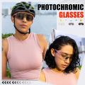SCVCN Photochromic Cycling Glasses Hiking Drive Bicycle Sports Sunglasses Outdoor Running Sunglasses Men MTB Road Bike Glasses.