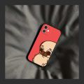 P-Puglie Dog Pug Phone Case Silicone Soft For IPhone 16 15 14 13 12 11 Plus Pro Max Plus. 
