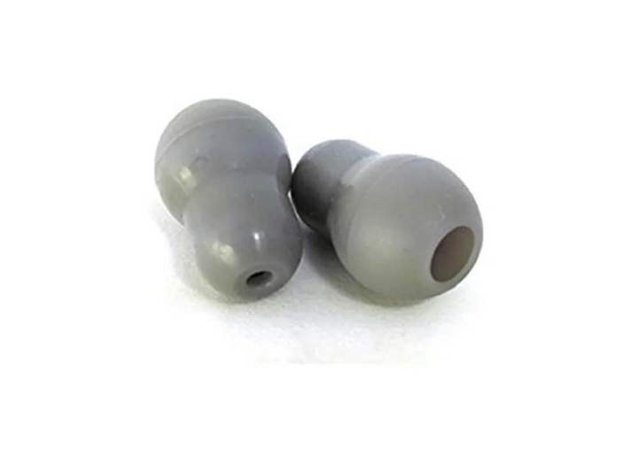 2Pcs Super Soft Earplug Eartips Earpieces Stethoscope Silicone Gray