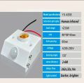 Automatic Human Body Infrared IR Sensor LED Bulb Light E27 Base Lamp Holder. 