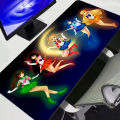 Mouse Pad S-Sailor Moon Anime Carpe Large PC Gamer Computer Mausepad Varmilo Keyboard Gaming Accessories Desk Mat Durable. 