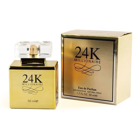 24k gold golden millionaire perfume