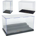 Display Box Container Dustproof Transparent Cover Accessory Base Set City DIY Model Building Blocks Bricks Toy For Children .