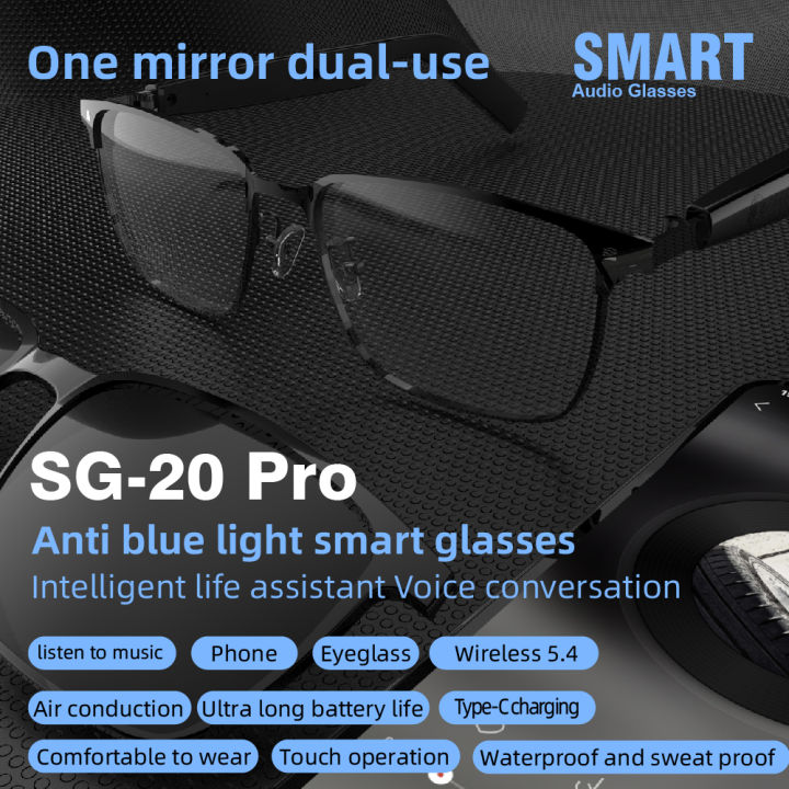 SG-20%20Pro%202-in-1%20TWS%20Daily%20Wear%20Smart%20Glasses%20Bluetooth%20Audio,%20Voice%20Assistant,%20Lightweight%20Design%209D%20-%20Image%206