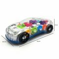 (B). Gear Racing Kids Flashing Car Toy. 