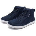 HOBIBEAR Mid-Top Barefoot Shoes Unisex Wide Toe Box Canvas Sneakes Zero Drop Lace Up Outdoor Walking Shoes.