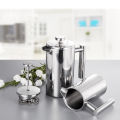 French Press Pot Filter Press Hand-made Coffee Pot Stainless Steel High Quality Double Walled Insulated 350ml/800ml/1000ml. 