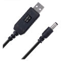 5.5*2.1mm USB DC 5V to 12V 9V Power Cable For Router WIFI Modem Fan Adapter Wire usb Boost Module Converter Via Powerbank. 