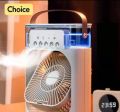 3in1 Portable humidifer mini cooler with 8 colors lamp lights with 600ml  water tank. 