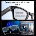 2026New Smart Glasses with 8MP Camera Video Recording AI Photo Recognition Bluetooth Call Voice Translation Sunglasses Men Women.