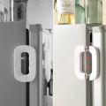 Multifunctional Refrigerator Lock Child Safety Lock Anti-pinch Hand Cabinet Door Lock. 