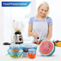 6 Pcs Silicone Stretch Lids – Reusable Food Grade Bowl, Cup & Can Covers in Different Sizes | Round Food Covers for Microwave & Freezer (No Color Choice). 