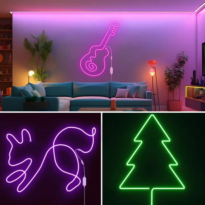 USB%205V%20Smart%20Tuya%20Zigbee%203.0%20Neon%20LED%20Strip%20Light%20RGB/Warm%20White/White%20TV%20Gaming%20Room%20Ambinet%20Backlight%20Work%20with%20Alexa%20%20lightify%20-%20Image%205