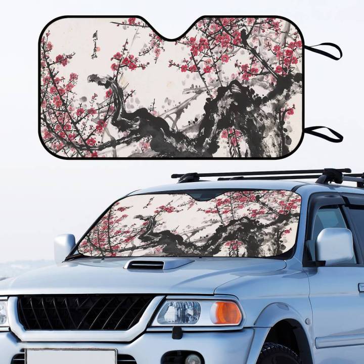 Chinese%20Plum%20Flower%20Sunshade%20Windscreen%203D%20Film%20Plaid%20%20Novelty%20Car%20Front%20Window%20Visor%2070x130cm%20Sun%20Visor%20Solar%20Protect%20-%20Image%205