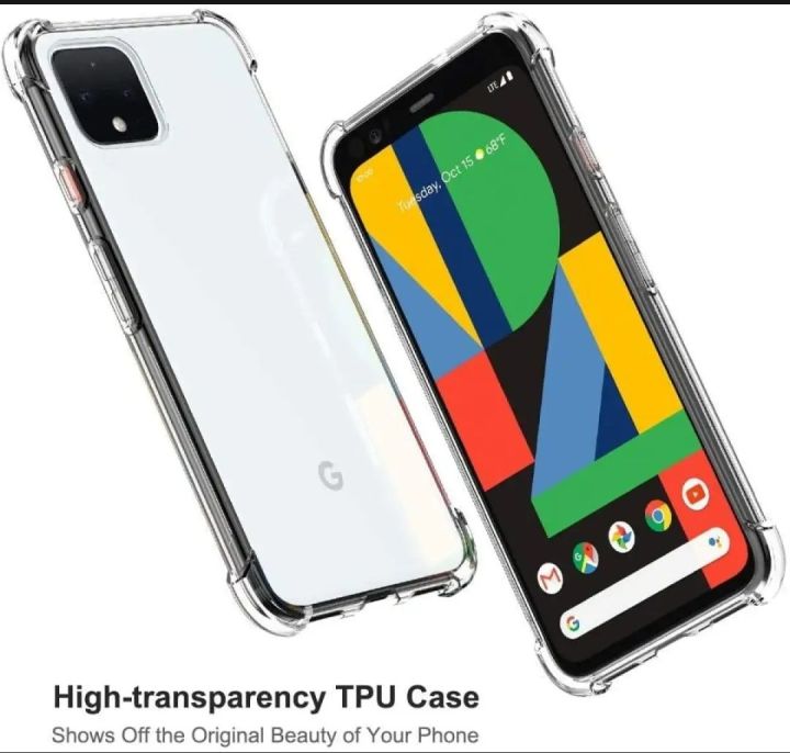 Luxury Transparent Google Pixel 3 3A 4 4A 5 5A 5g 6 6A 7 7A 7 Pro Back cover Case for Google Pixel