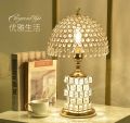 Crystal Lamp Bedroom Light Luxury Romantic European Home Warm Wedding Simple Modern Creative Wedding Room Bedside Lamp. 