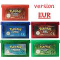 GBA Game Pokemon Series 32 Bit Video Game Cartridge Console Card Pokemon Emerald Ruby FireRed LeafGreen Sapphire. 