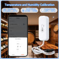 Tuya Zigbee WiFi Temperature Humidity Sensor with External Probe Thermometer Hygrometer Compatible with SmartLife Yandex Alexa. 