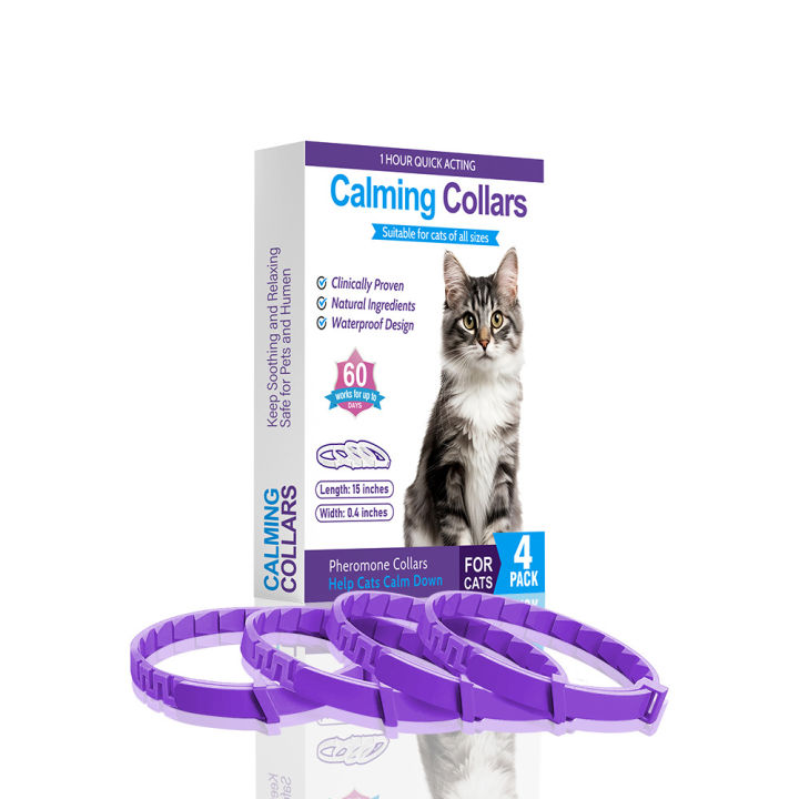 Cat%20Calming%20Collars%204%20Pcs%20Long%20Lasting%2060%20Days%20Pheromone%20Travel%20Stress%20Relief%20Adjustable%20Safety%20-%20Image%206