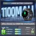 LIGE 1100mAh Battery Smart Watches For Man Outdoor Sport LED Flashlight Compass Men’s Smartwatch Bluetooth Call Men 2026 Watches. 