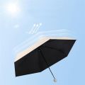 Capsule Umbrella Sunny and Rainy Dualuse Rainproof Wind-resistant Sun Protection Outdoor Traveling Portable Mini Umbrella.