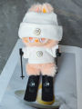 For/Cloth  Latest Labubu Ski Snowboard Shoes Bracelet Mini Ature Cup Props Colorful And Fashionable Labubu Headphones. 