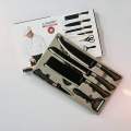 Zepter 6 Pcs Stainless Steel Kitchen Knife Set – Sharp, Durable, Premium Quality – Chef & Cooking Knives for Home & Restaurant Use. 