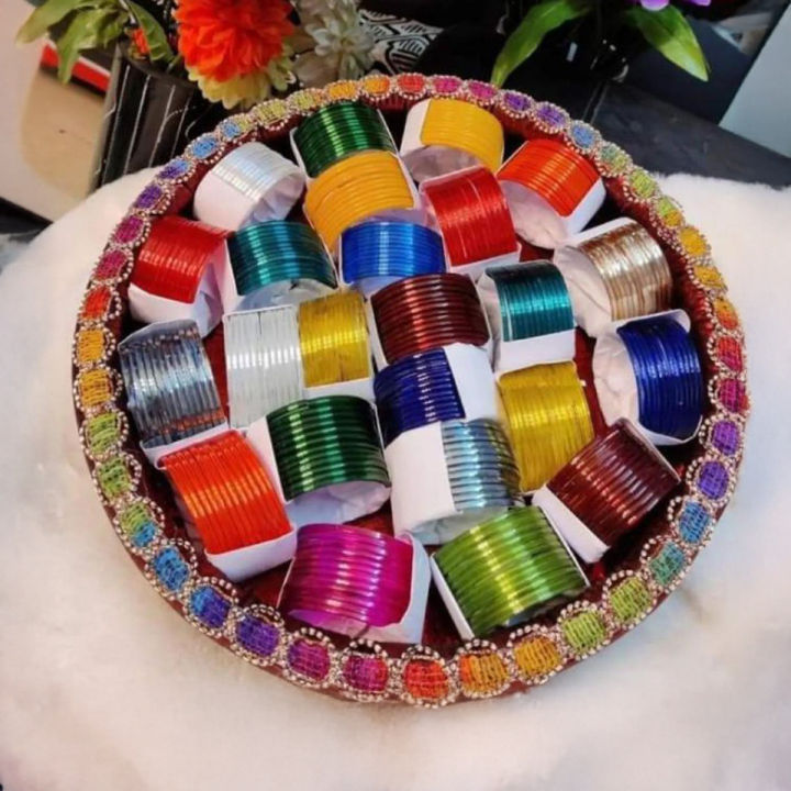 Premium%20Reshmi%20Glass%20Silk%20Bangles%201%20Dozen%20Set,%20Fashion%20Jewelry%20for%20Women%20&%20Girls%20-%20Image%202