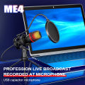 Computer Condenser Microphone Professional For PC Laptop USB Wired Streaming Sound Live Podcast RGB Record Gaming Accessories. 