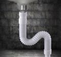 White Pipe For Basin.Highly Recommended.Made with pure plastic.. 