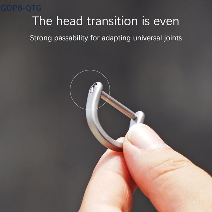 Hot! Titanium D Ring Key Shackle U Shape Key Ring Horseshoe Clasp For ...