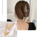 Women Geometric Girls Clamps Fashion Metal Hair Crab Cross Hair Clips Headband Hairpin Fashion Hair Accessories. 