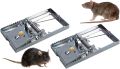 Large Heavy Duty Rat Catching Metal Traps | Rat Trap | Kariki | Mouse Trap | Heavy Duty Snap Mechanism Mouse Trap Catcher for Rodent Control - Quality Assured Thing. 