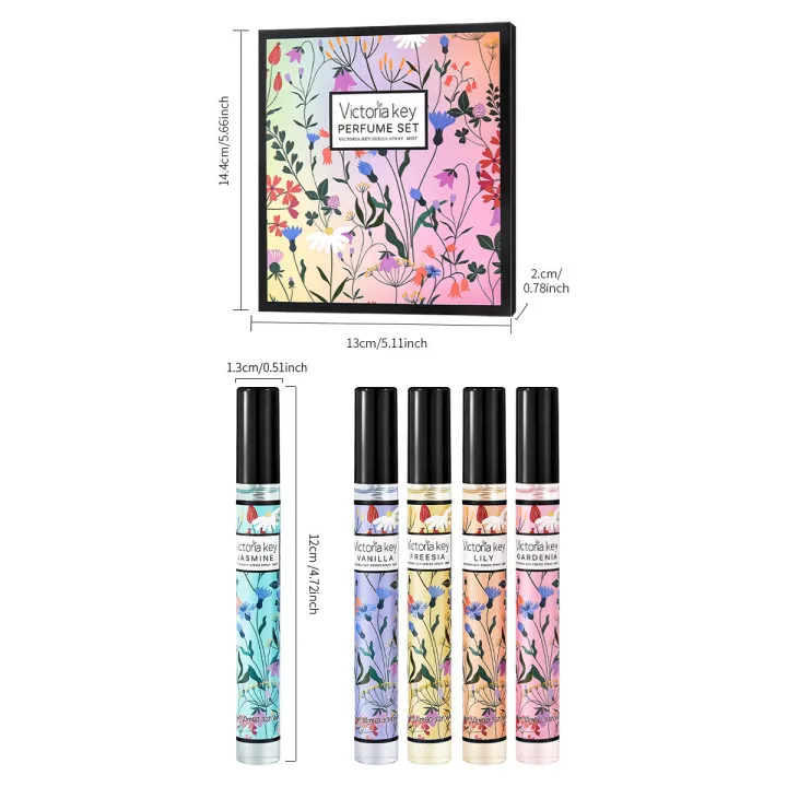 5pcs%20Rich%20Floral%20Fragrance%2010ml%20Set%20Hair%20and%20Body%20Fragrance%20Spray%20Long-Lasting%20Scent%20Women%20Holiday%20%20Box%20Set%20Beautiful%20-%20Image%205