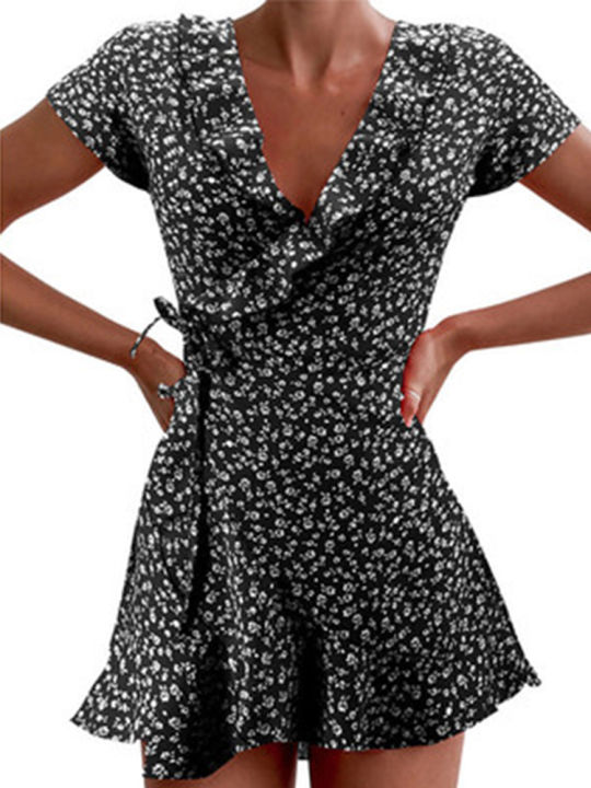 Summer%20Women%E2%80%99s%20Floal%20A-Line%20Dress%20Sweet%20Elegant%20Floral%20Ruffles%20V-neck%20Bandage%20Short%20Dress%20for%20Lady%20Chic%20Flowers%20Mini%20Dress%20-%20Image%204