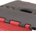 18 Inches Super Strong Folding Step Stool for Adults and Kids, Kitchen Stepping Stools, Garden Step Stool Portable Stool (Red - Black). 